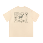Deer Blueprint Short Sleeve Tee