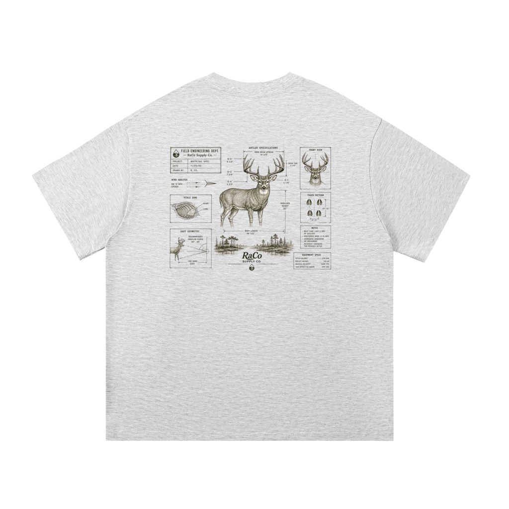 Deer Blueprint Short Sleeve Tee