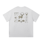 Deer Blueprint Short Sleeve Tee