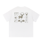 Deer Blueprint Short Sleeve Tee